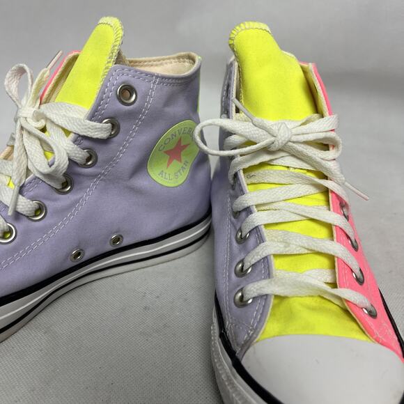 Converse Chuck Taylor All Star High Womens Size 9 Pink Athletic Shoes Sneakers - Picture 9 of 11